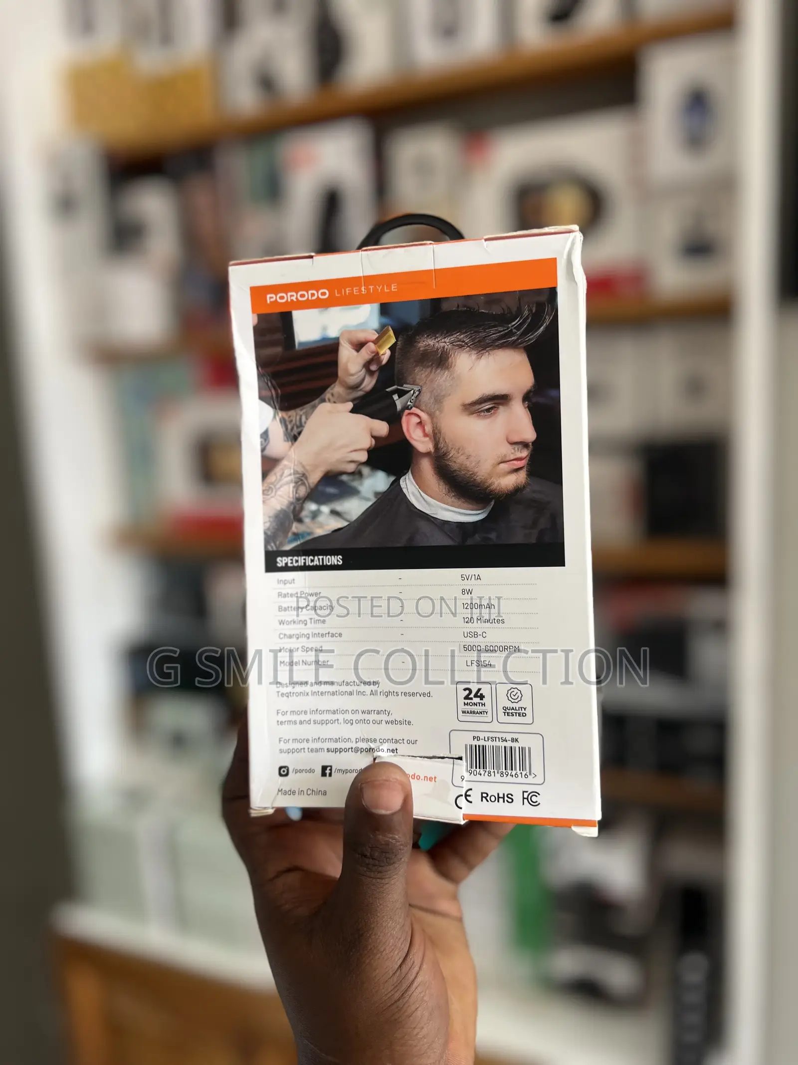 Porodo Lifestyle T-Blade Hair Beard Trimmer