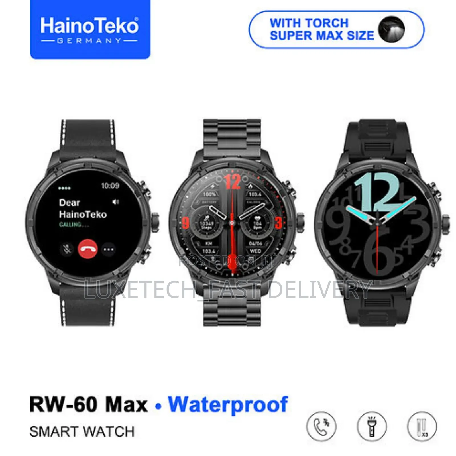 Haino Teko Rw-60 Max Smartwatch Amoled Display