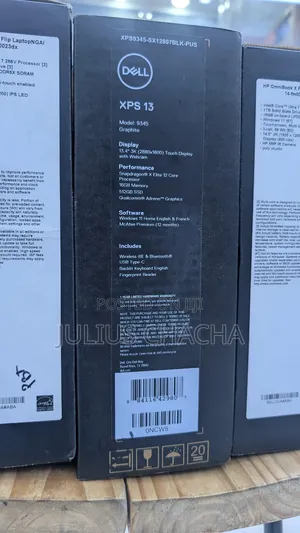 New Laptop Dell XPS 13 16GB Intel Core I7 SSD 512GB