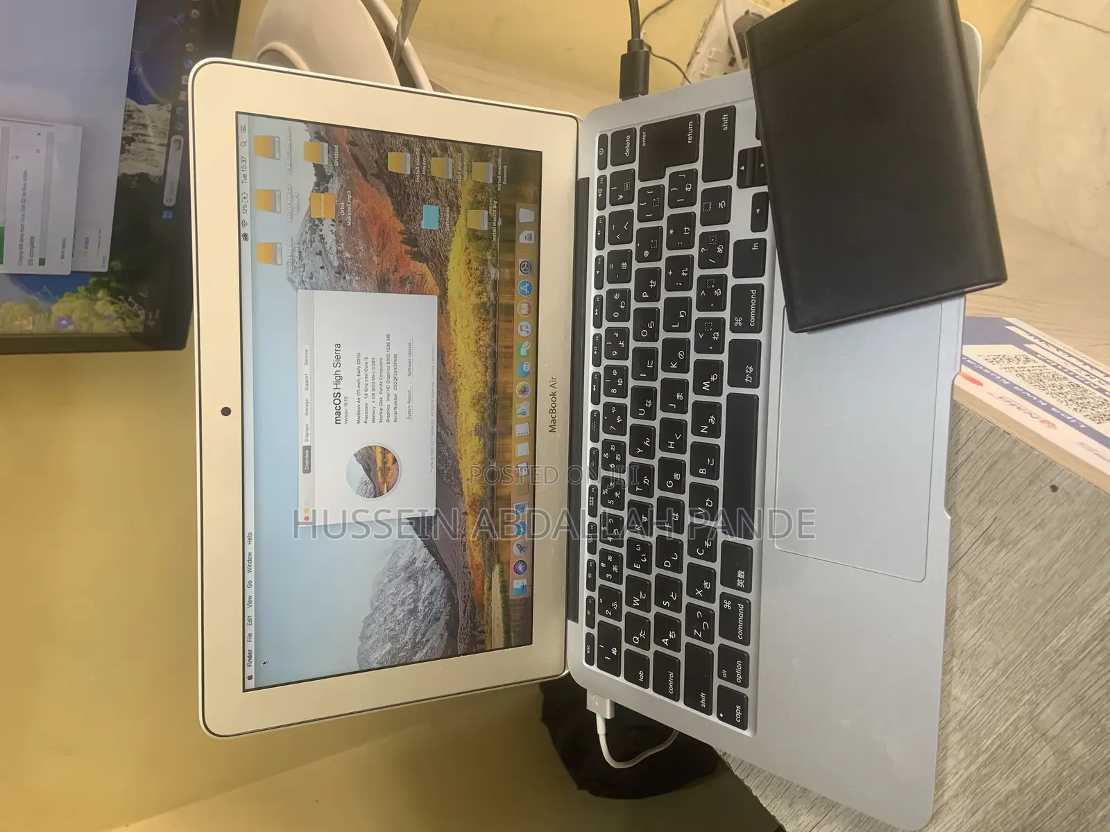 Laptop Apple MacBook Air 2015 4GB Intel Core I5 SSD 256GB