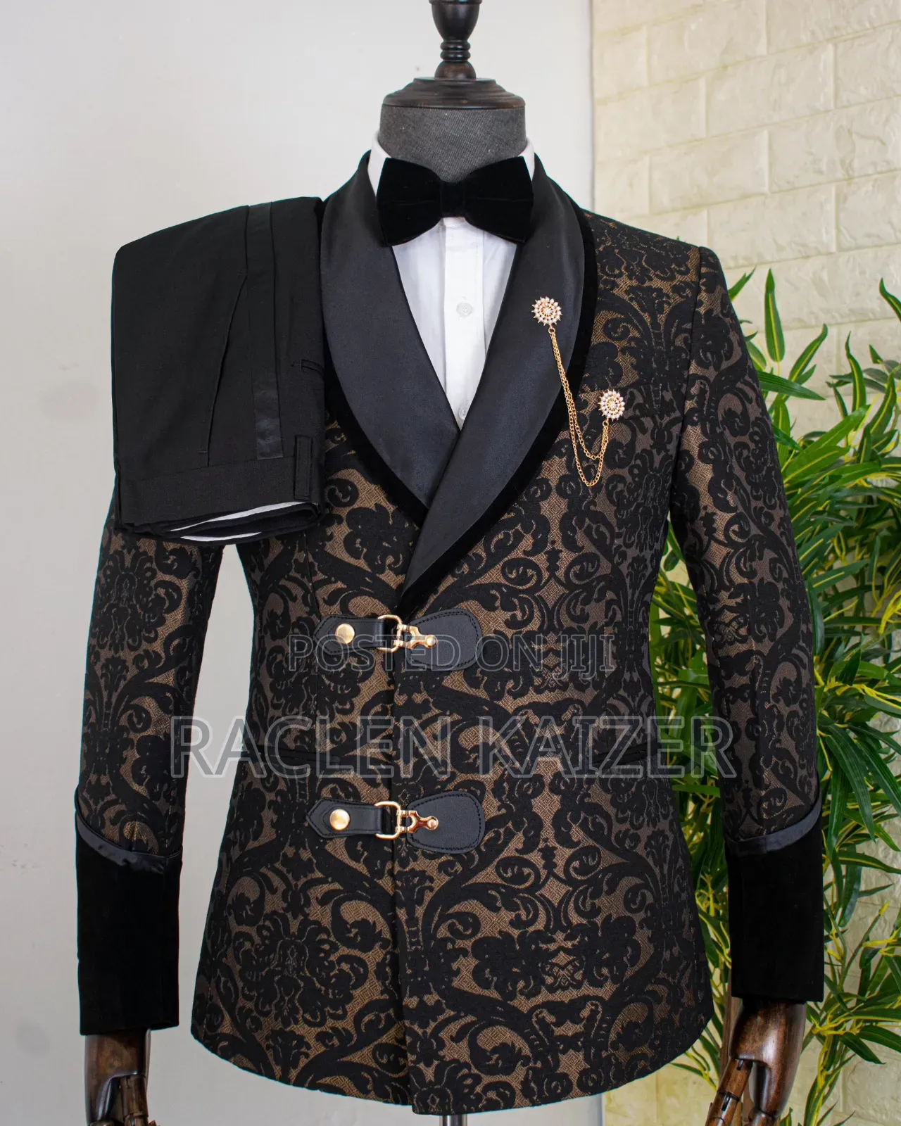 Black Special Satin Lapels and Formal Design Suits