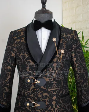 Black Special Satin Lapels and Formal Design Suits