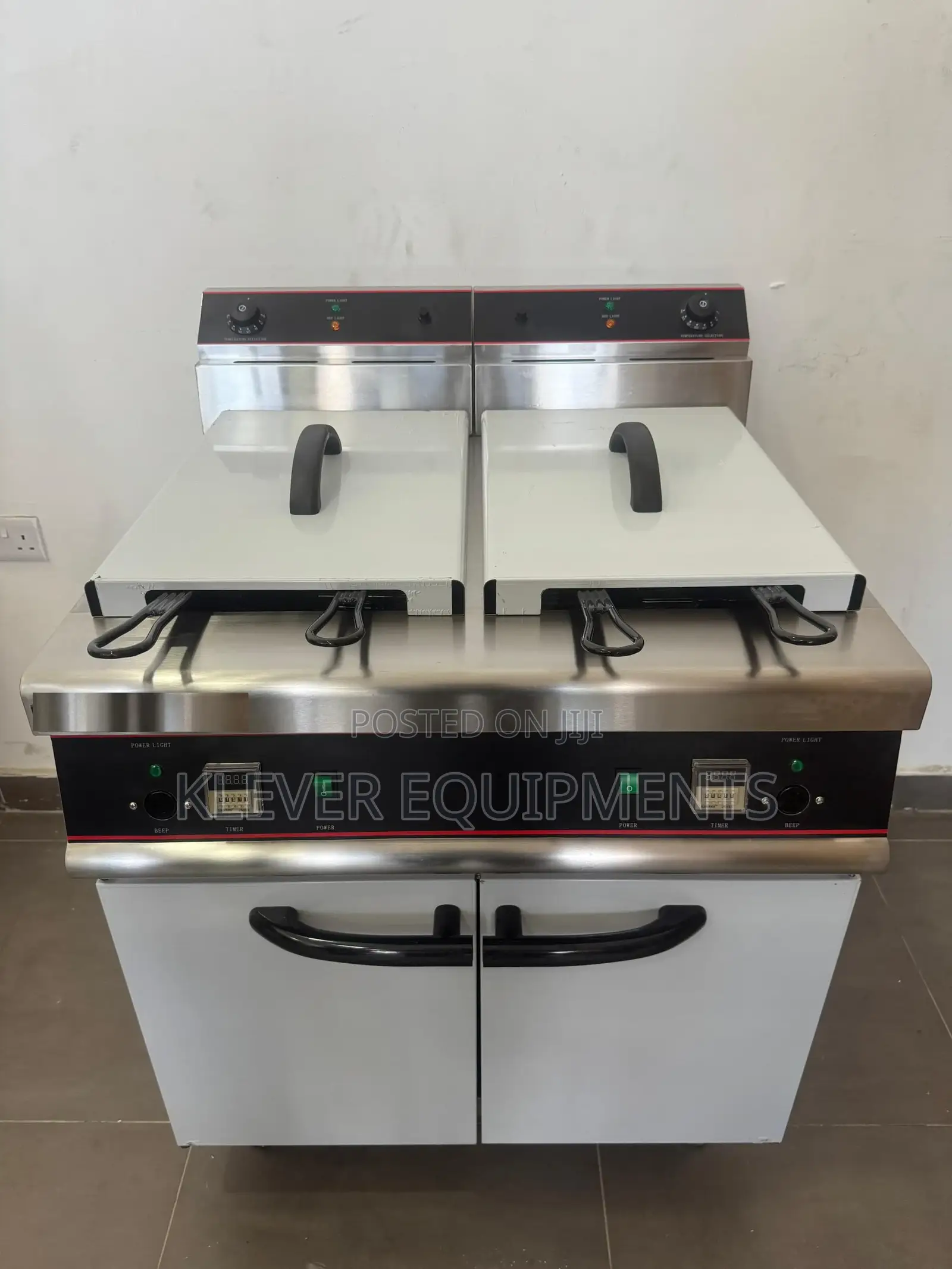 Commercial 2x30litres Electric Fryer 2tanks 4 Baskets