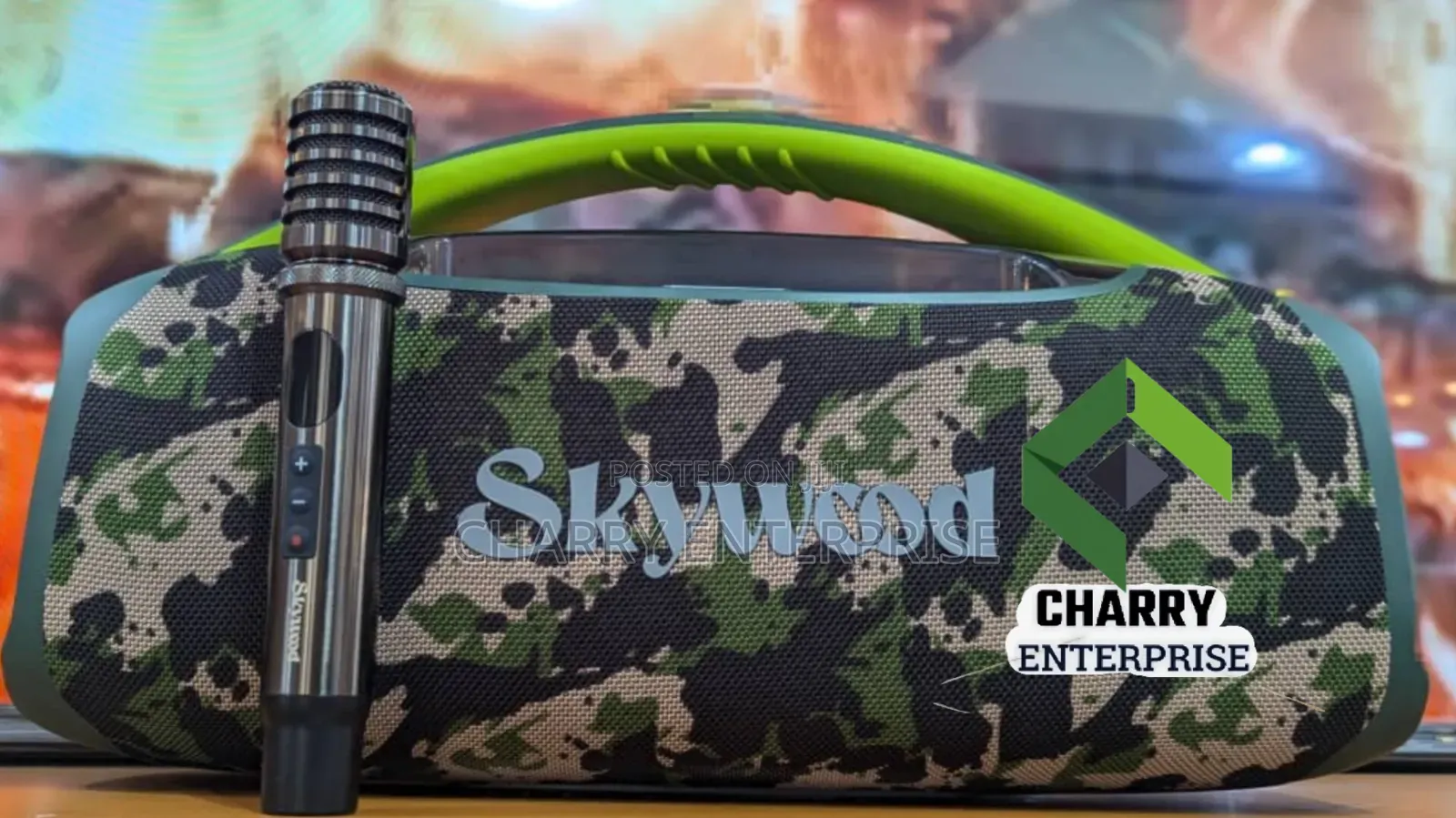 Skywood Boombox3 Rechargeable Soundbox 24e 120w Water Proof With Mic