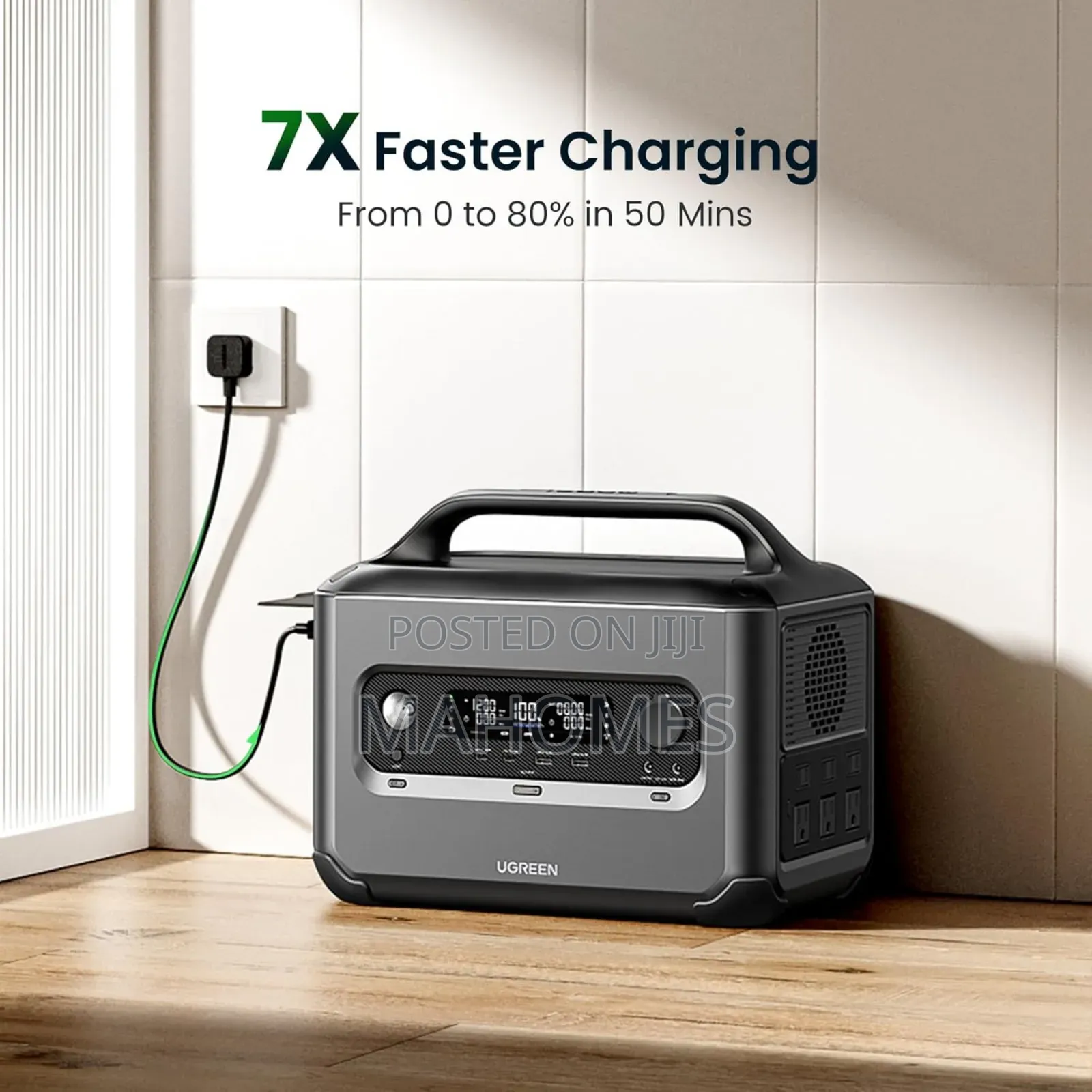Ugreen Powerroam Portable Power Station 1024wh | 1200w Uk Black -