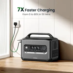 Ugreen Powerroam Portable Power Station 1024wh | 1200w Uk Black -