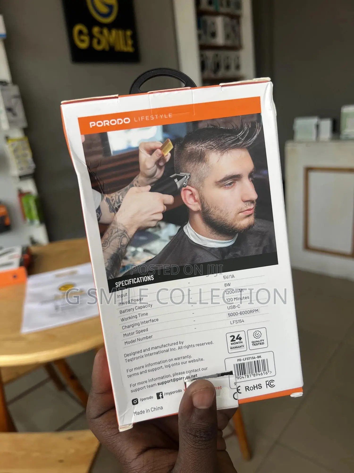 Porodo Lifestyle T-Blade Hair Beard Trimmer