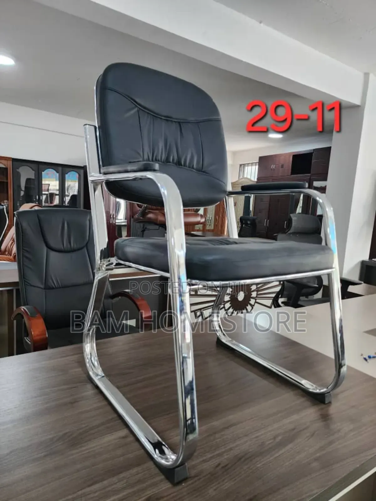 Modern Chrome Visitor Chair