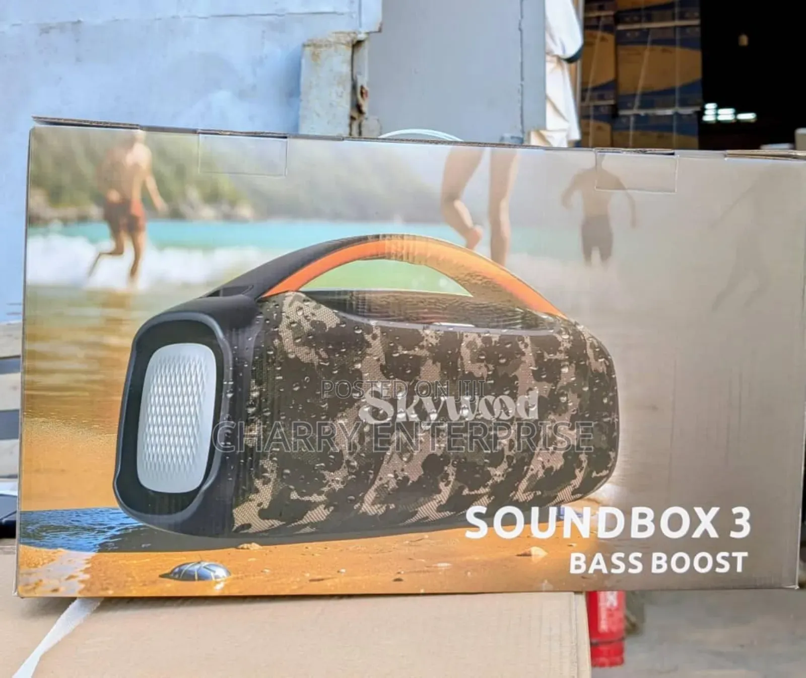 Skywood Boombox3 Rechargeable Soundbox 24e 120w Water Proof With Mic