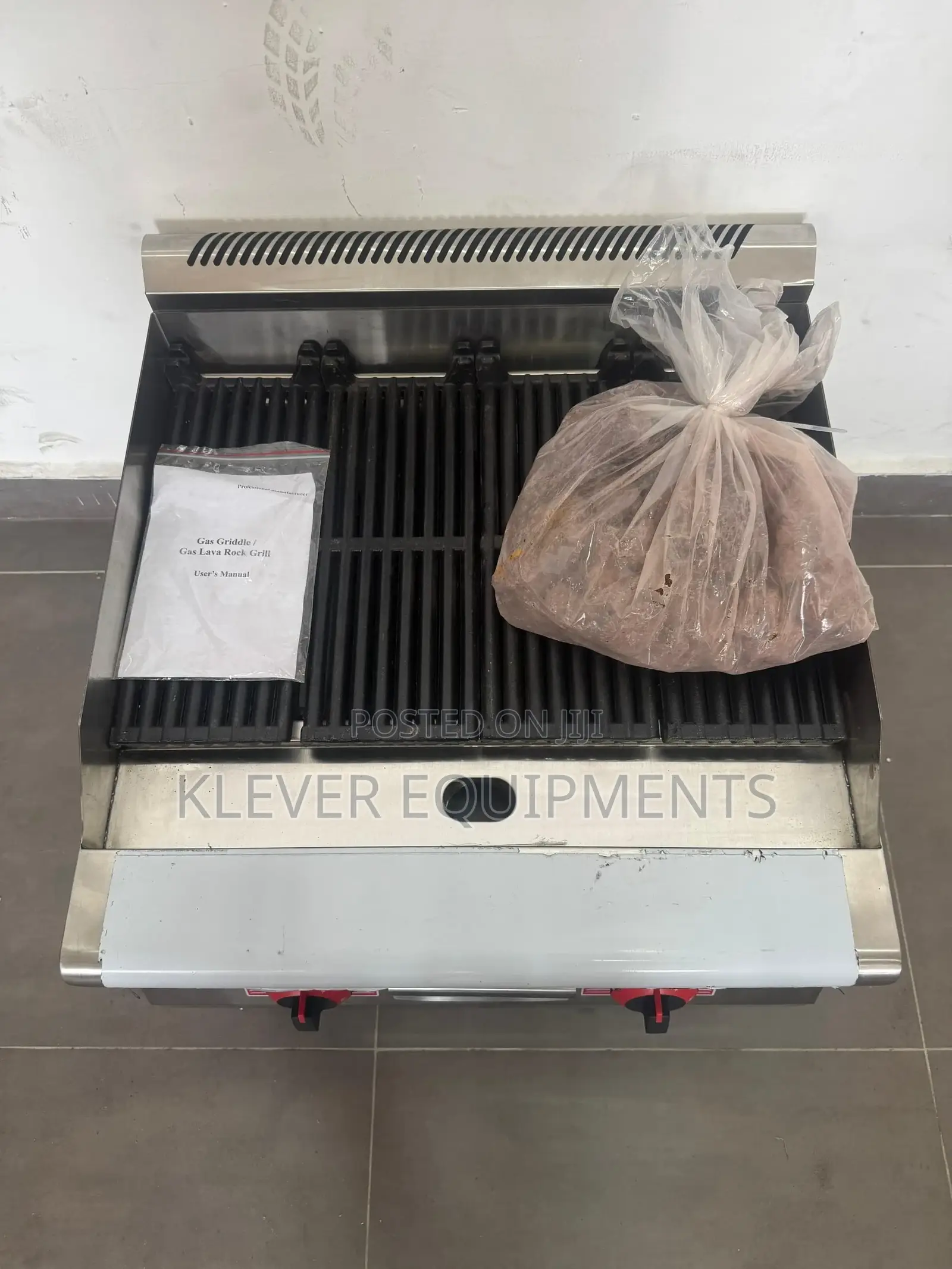 Countertop Gass BBQ Lava Rock Grill
