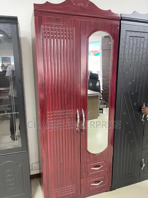 Wardrobes Nzuri 2 Doors Zinakuwezesha Kutundika Nguo Na Kupanga Pia