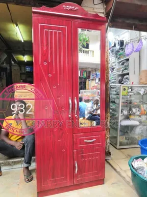 Wardrobes Nzuri 2 Doors Zinakuwezesha Kutundika Nguo Na Kupanga Pia