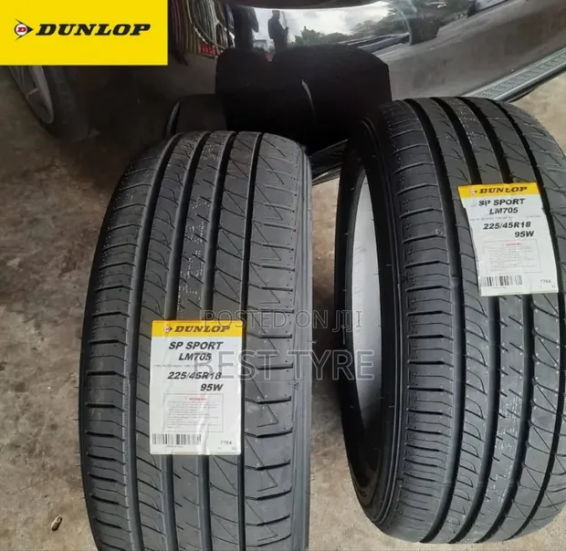 225/45r18 Dunlop Tyre - Best tyre ▷ Price: TSh 620,000 on Jiji.co