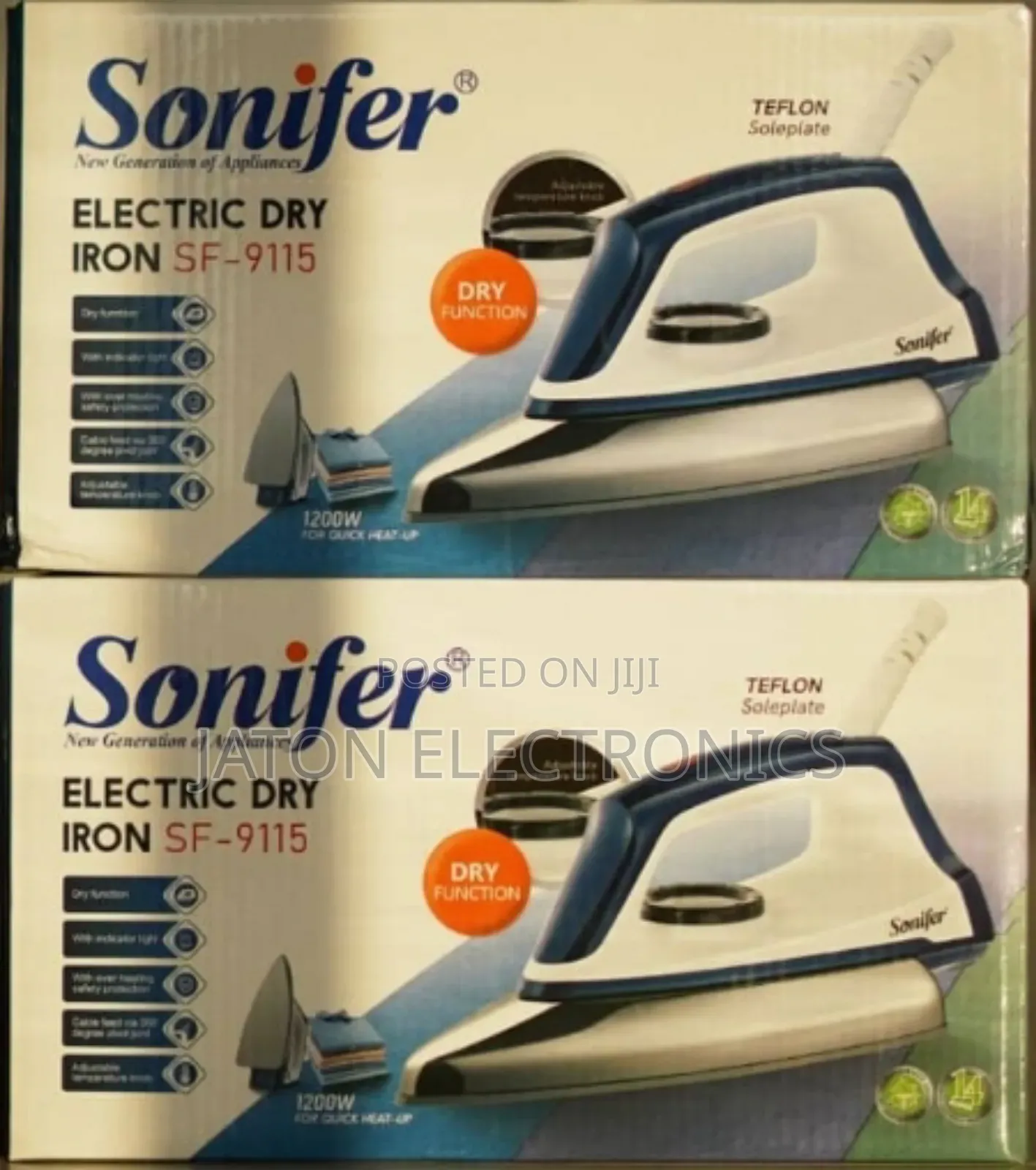 Sonifer Dry Iron 1200w