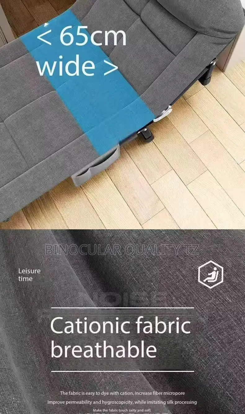 Camp Bed for Office Lunch Break Leisure Living Room Deck Chair