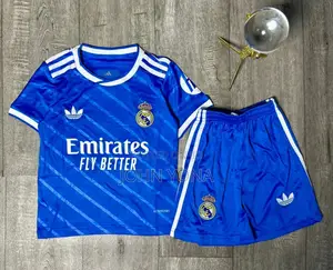 Real Madrid Jersey Blue Kids