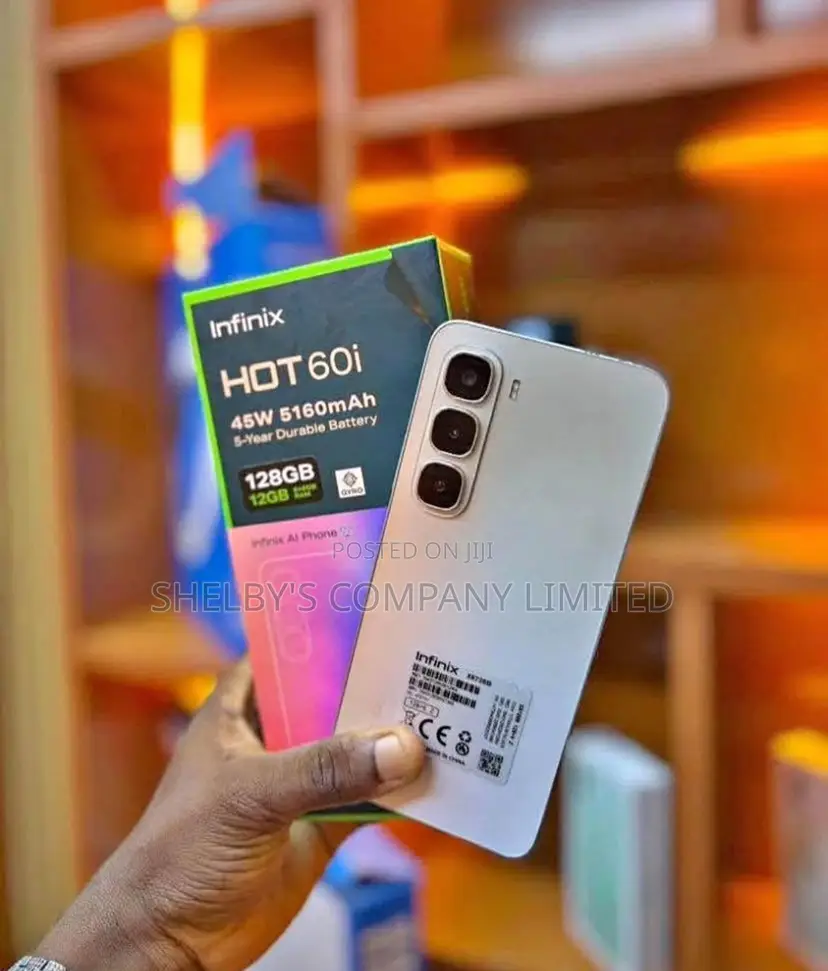 New Infinix Hot 60i 128 GB Silver