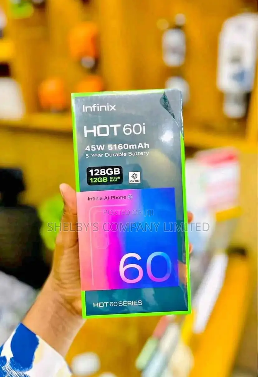 New Infinix Hot 60i 128 GB Silver