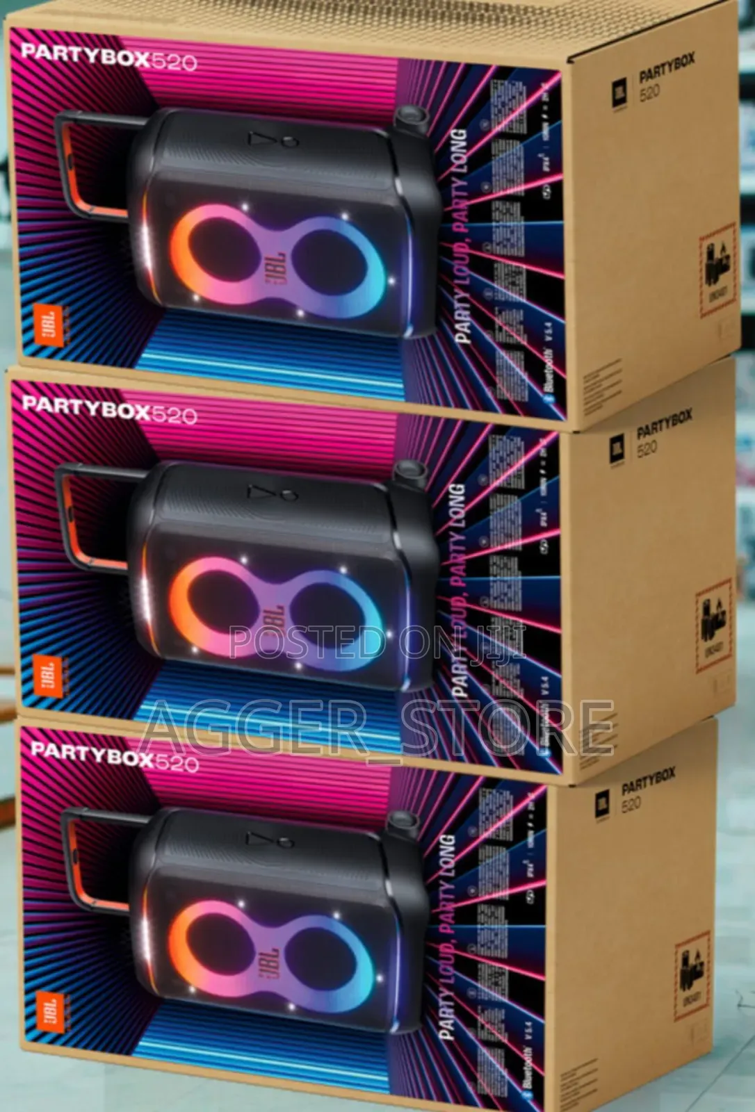 JBL Party Box 520 Wireless Speakers