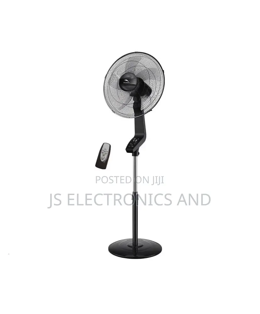 Dolphin 16" Stand Fan With 5 Blades and Remote Control Original Led