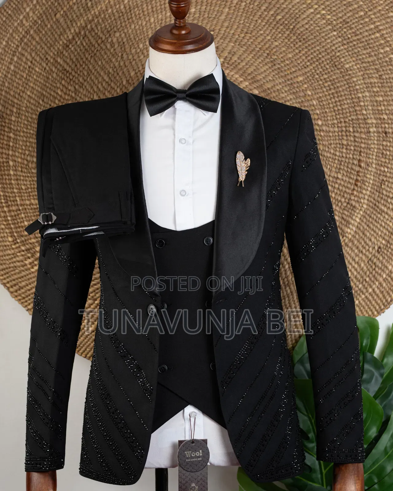 Black    Classic Men Suit