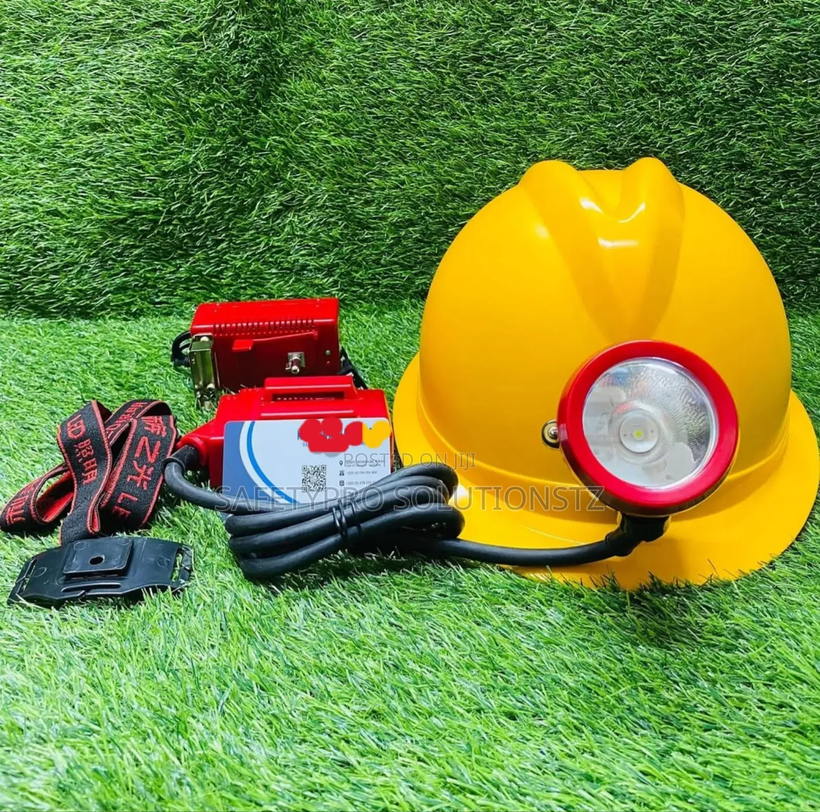 Helmet With Head Lamp