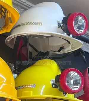 Helmet With Head Lamp