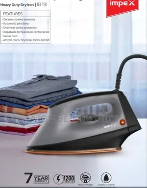 Impex Heavy Duty Dry Iron 1200watts