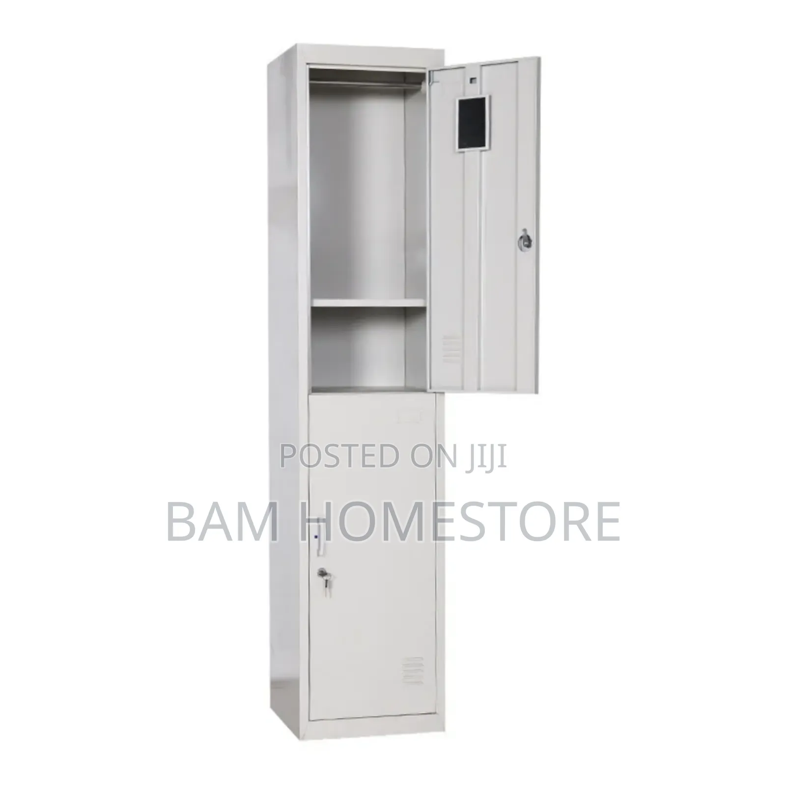 Two-Door Steel Locker Cabinet