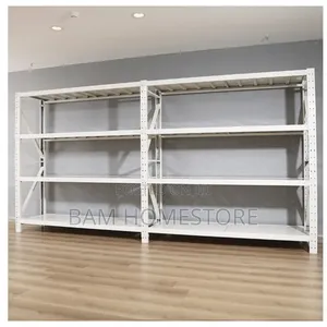 Heavy-Duty Steel Shelving Unit