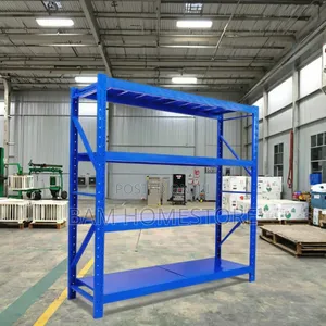 Heavy-Duty Steel Shelving Unit