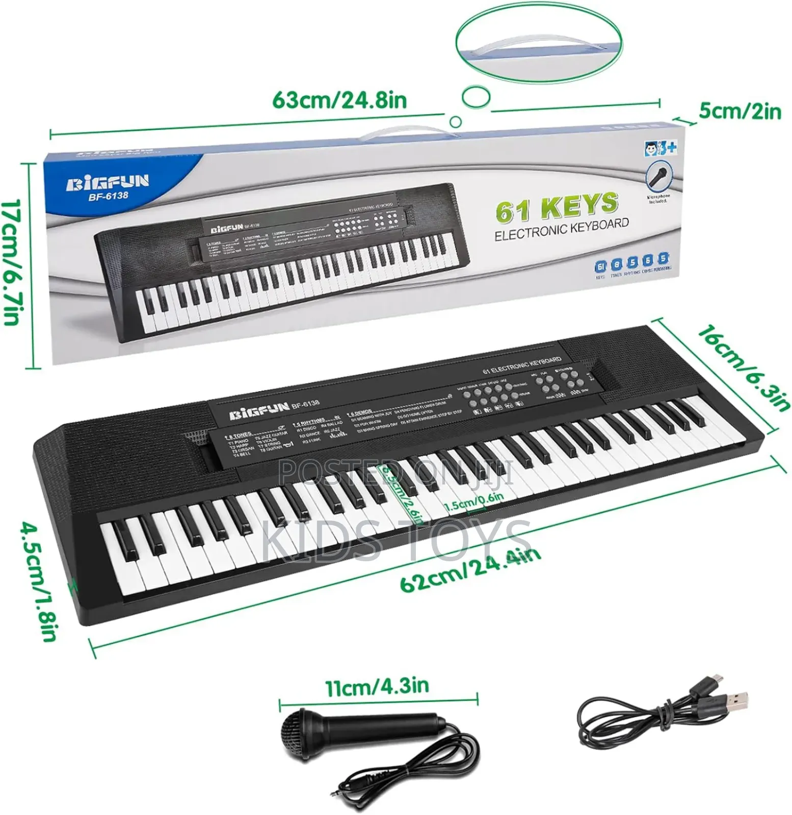 Electric and Battery Big Fun Piano