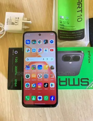 New Infinix Smart 10 Plus 128 GB Silver