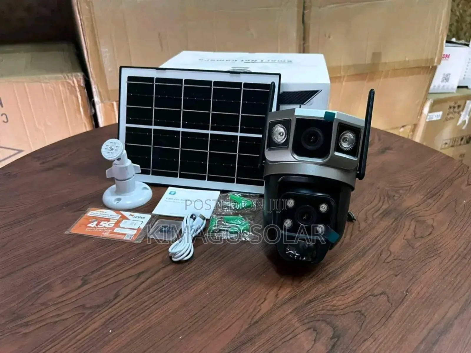 Watch Your Farm Live on Phone 8mp Solar Camera