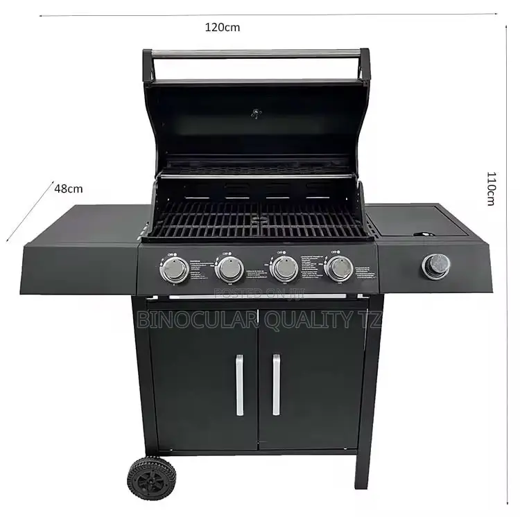 New !! Outdoor BBQ Gas Gril With Trolley