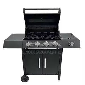 New !! Outdoor BBQ Gas Gril With Trolley