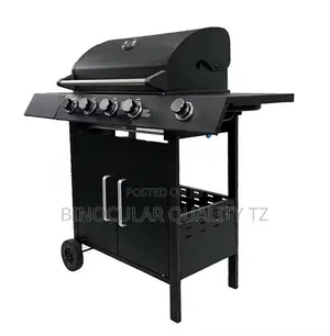 New !! Outdoor BBQ Gas Gril With Trolley