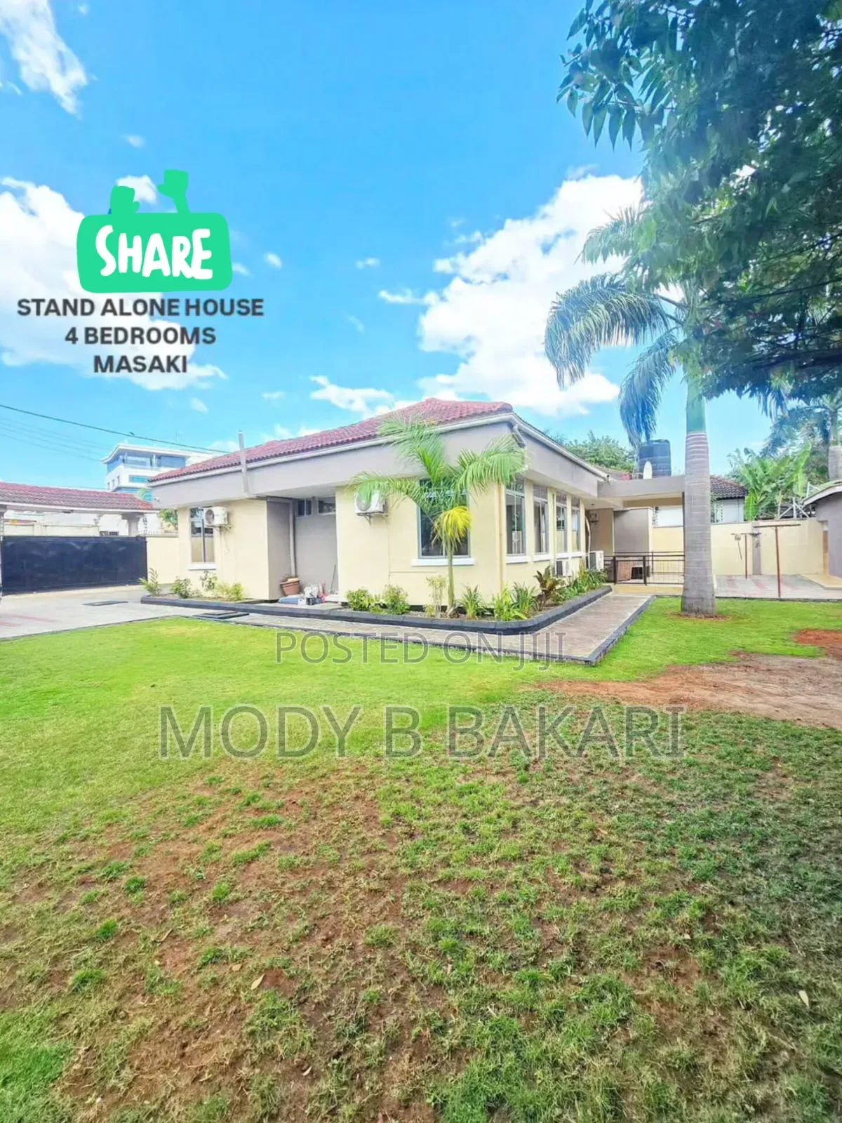 4bdrm House in Masaki for rent