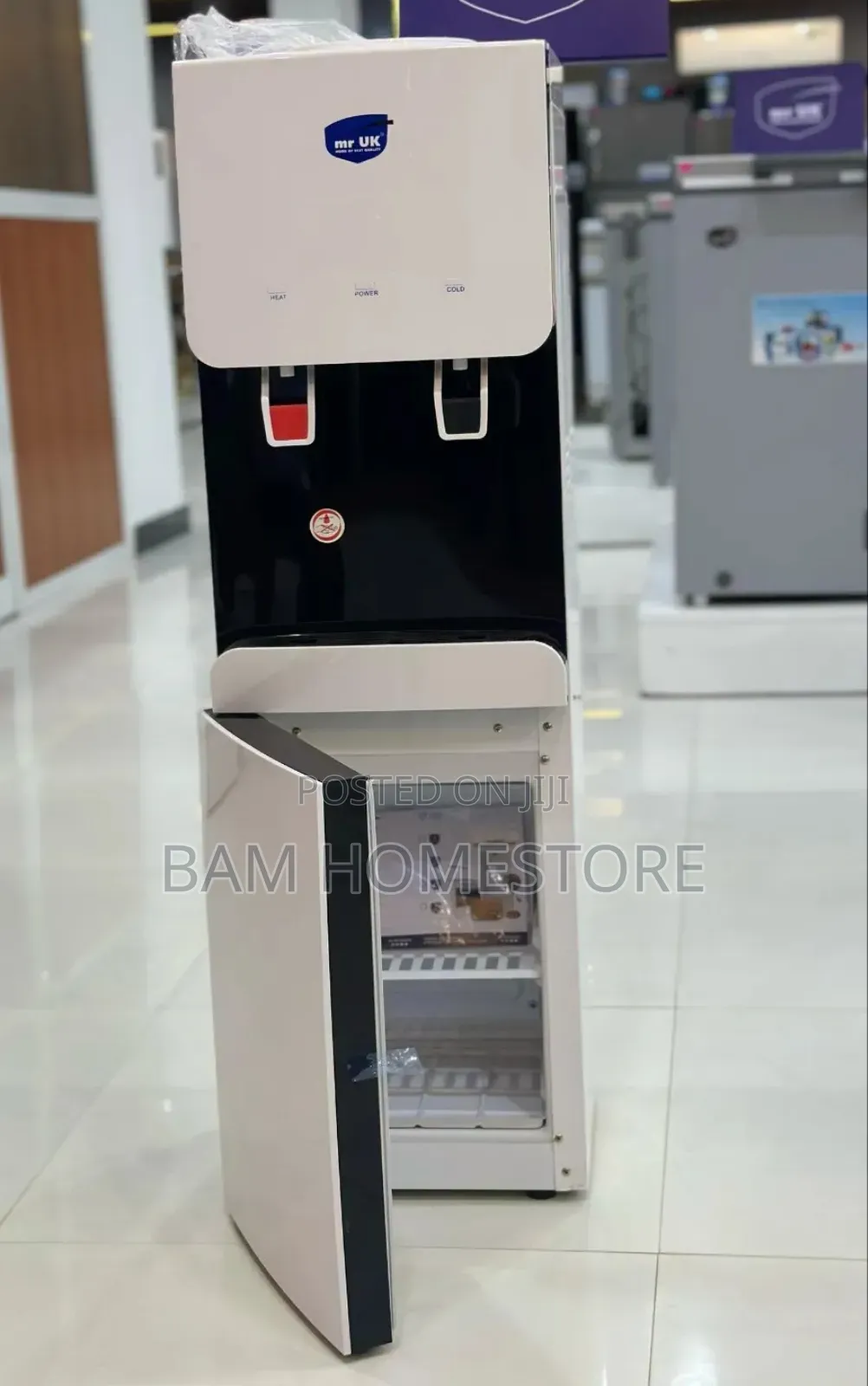 Water Dispenser (Hot and Cold Water) With a Fridge