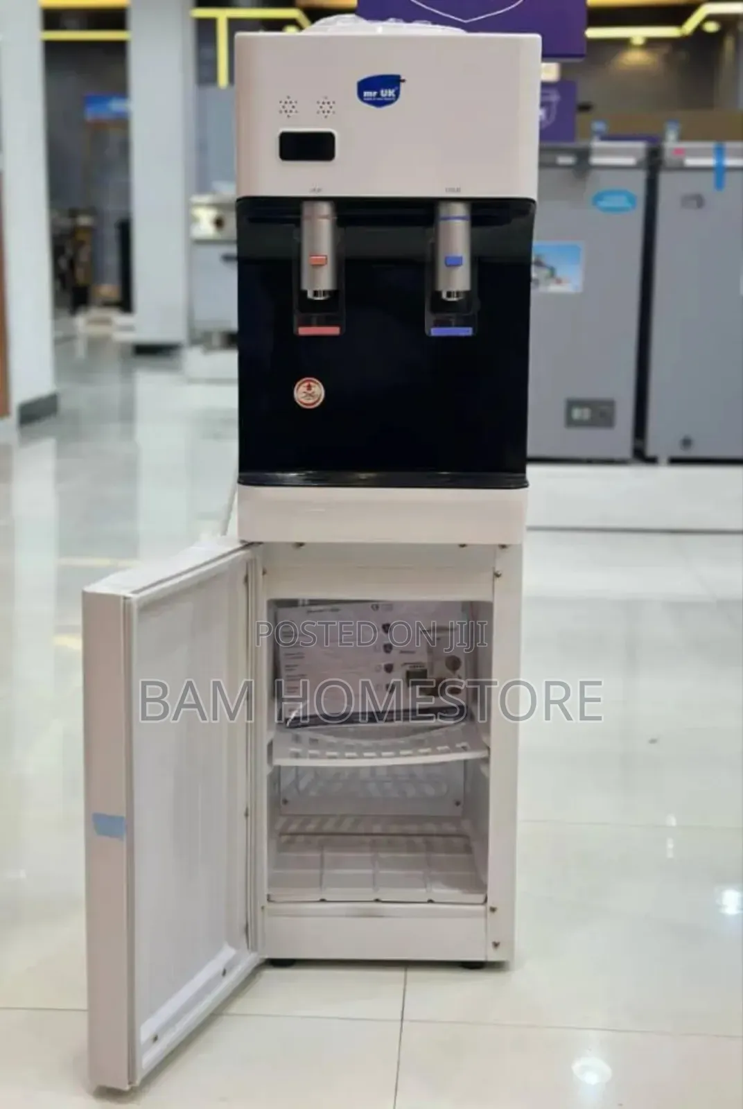 Water Dispenser (Hot and Cold Water) With a Fridge