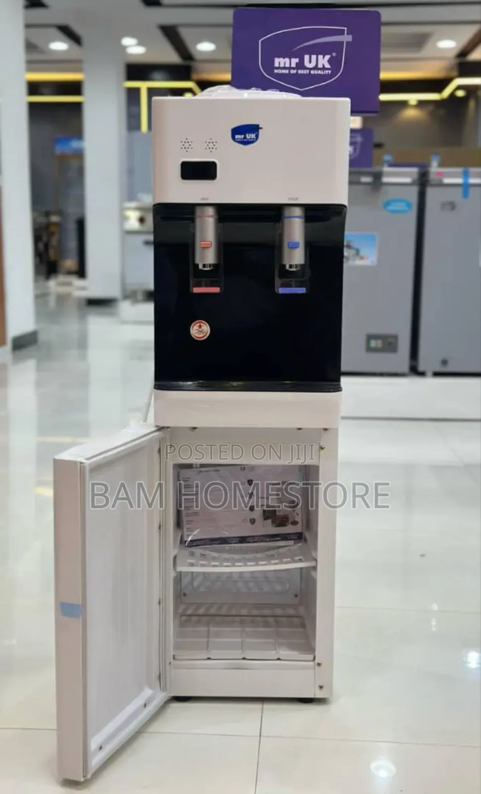 Water Dispenser (Hot and Cold Water) With a Fridge