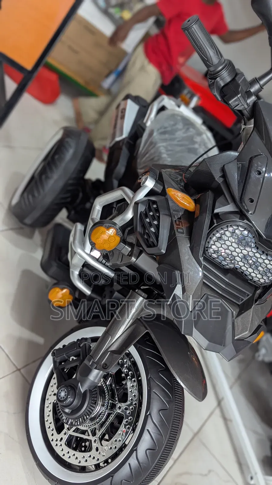 Kids Electric Motorcycle – 3 Wheels Ride-on Bike