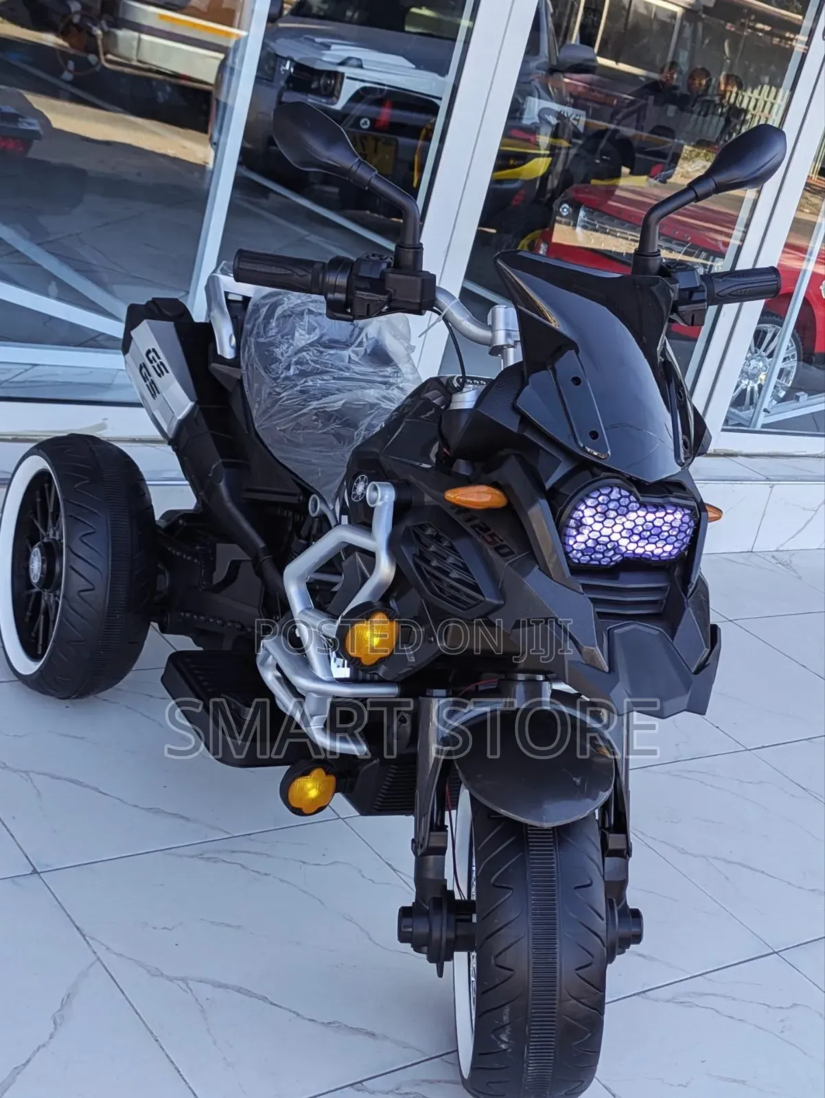 Kids Electric Motorcycle – 3 Wheels Ride-on Bike