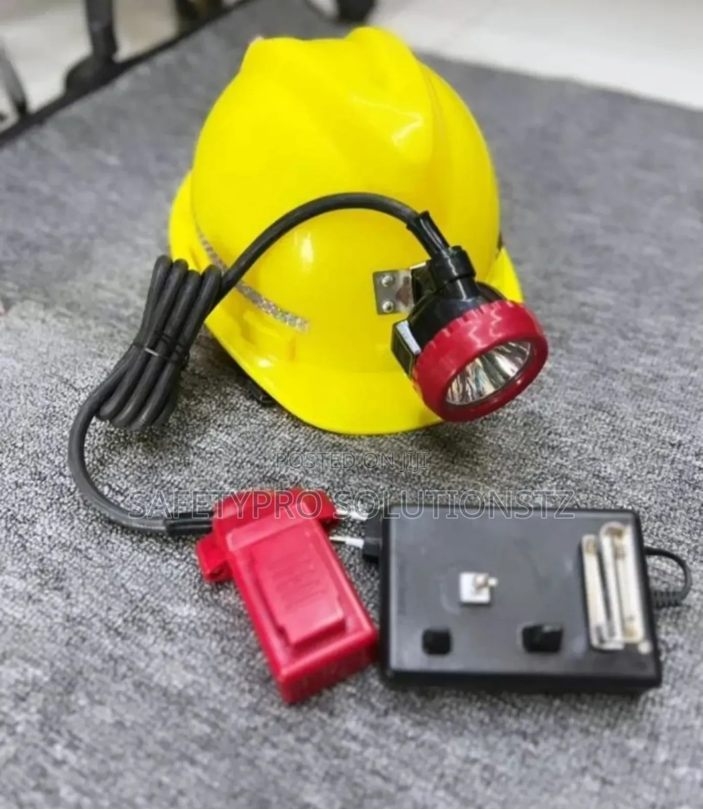 Helmet With Head Lamp