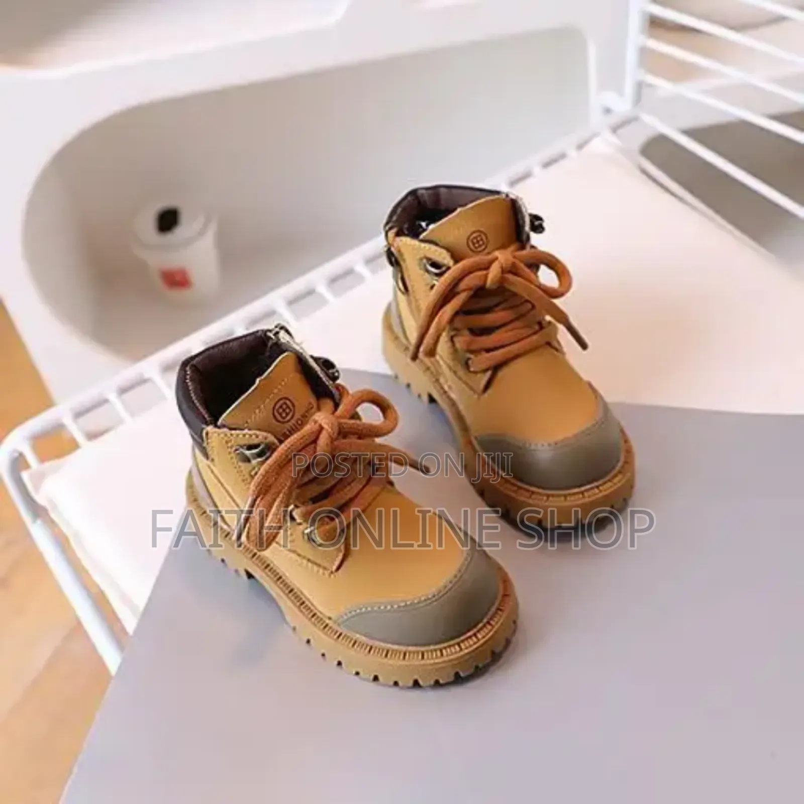 Kids' Classic Timber-Style Boots – Durable Stylish