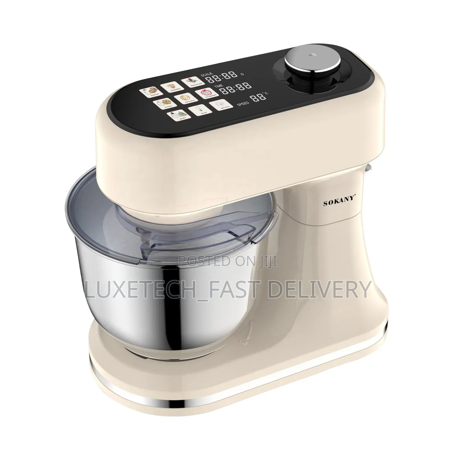 Sokany Stand Mixer 6l With Digital Touch Control