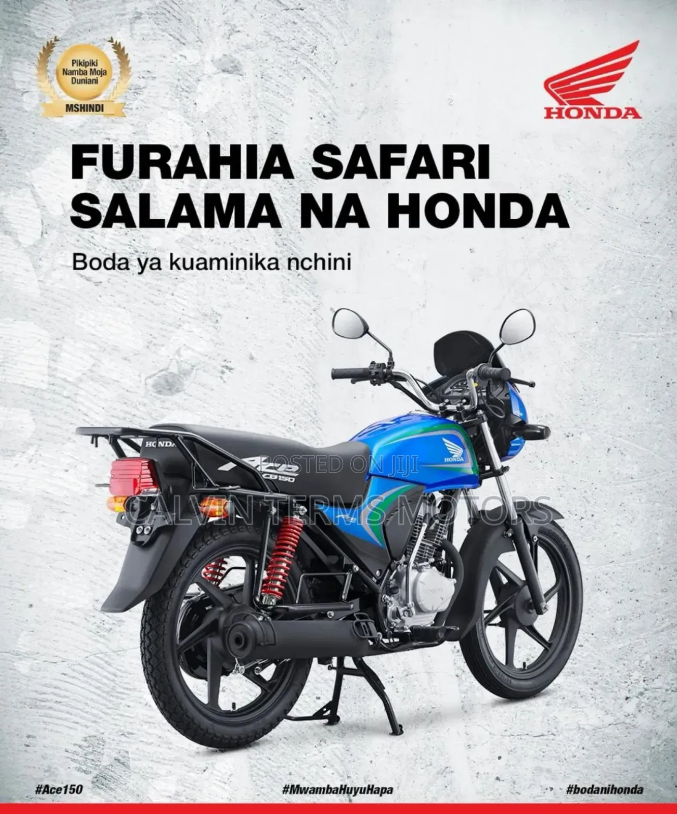 New Honda CB 2025 Blue