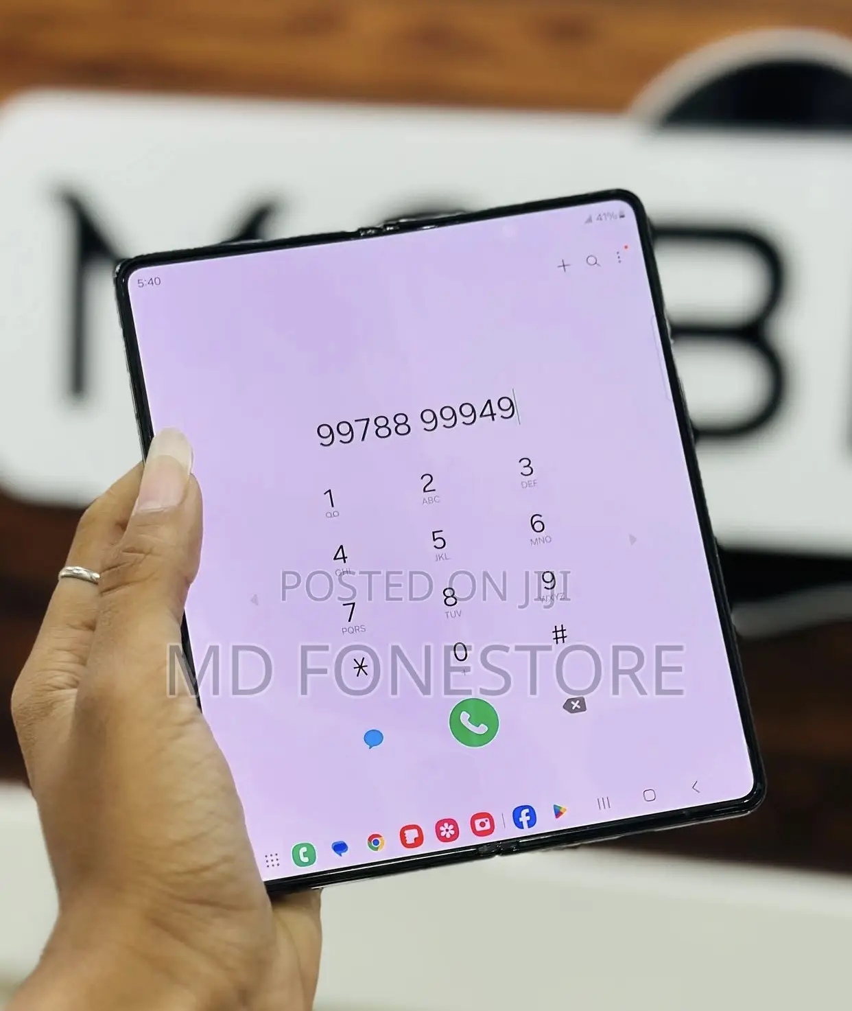 New Samsung Galaxy Z Fold4 256 GB Black