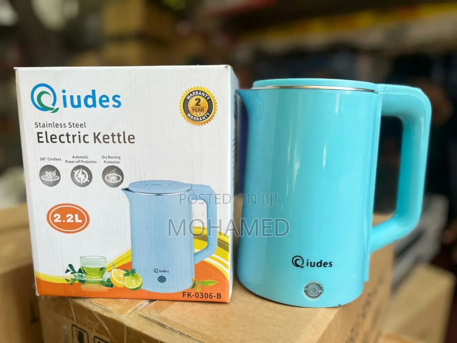 Qiudes Kettle 2.2l