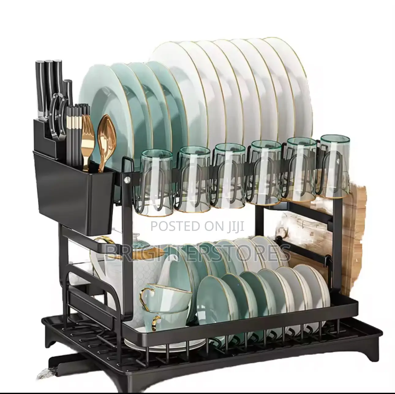 Simple Dish Rack And Stable Kitchen Organizer